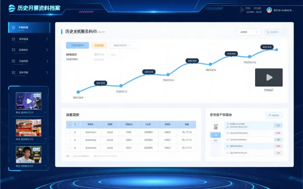 开奖直播历史资料归档界面
